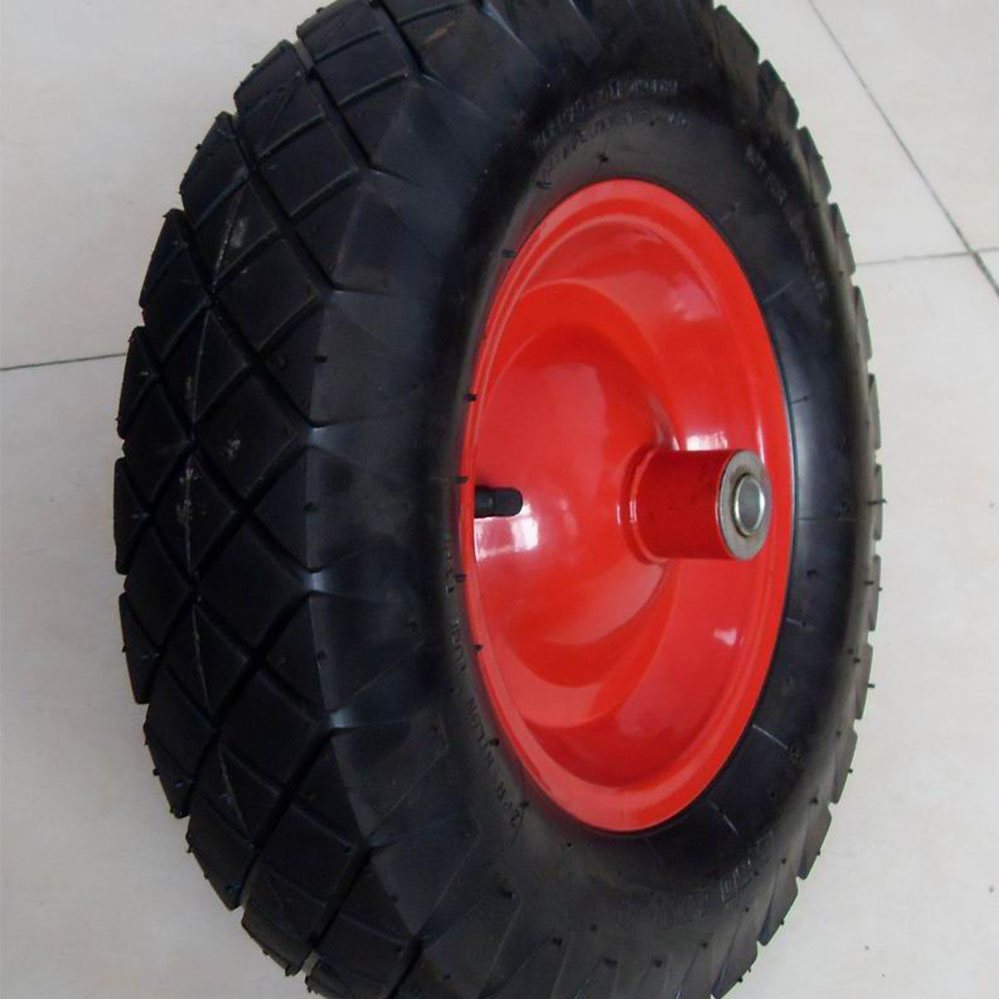 Trolley Wheel Pneumatic 400-8 Garden Tool Wheels