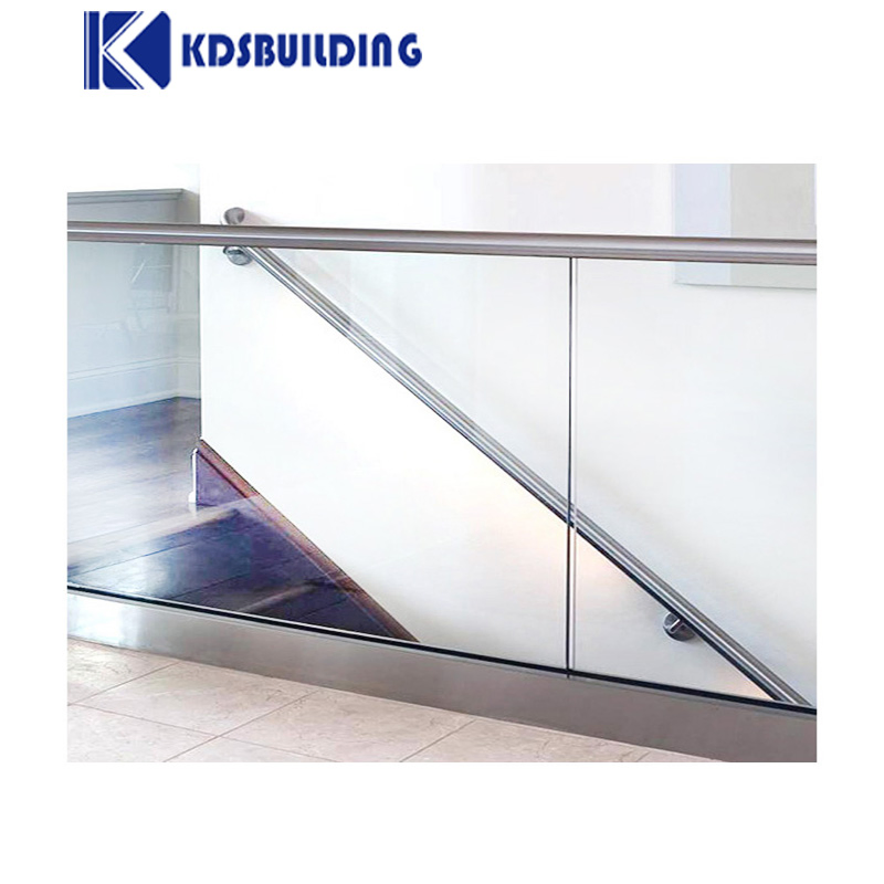 Modern Security Glazed Handrail Stainless Balusters Decorative Laser Cutting Panels Balcony Railing