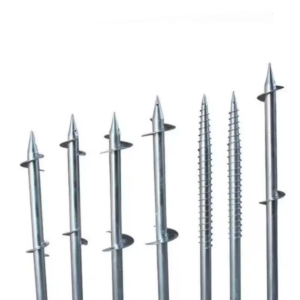 Винтовые сваи Q235B Q355 с горячим цинкованием