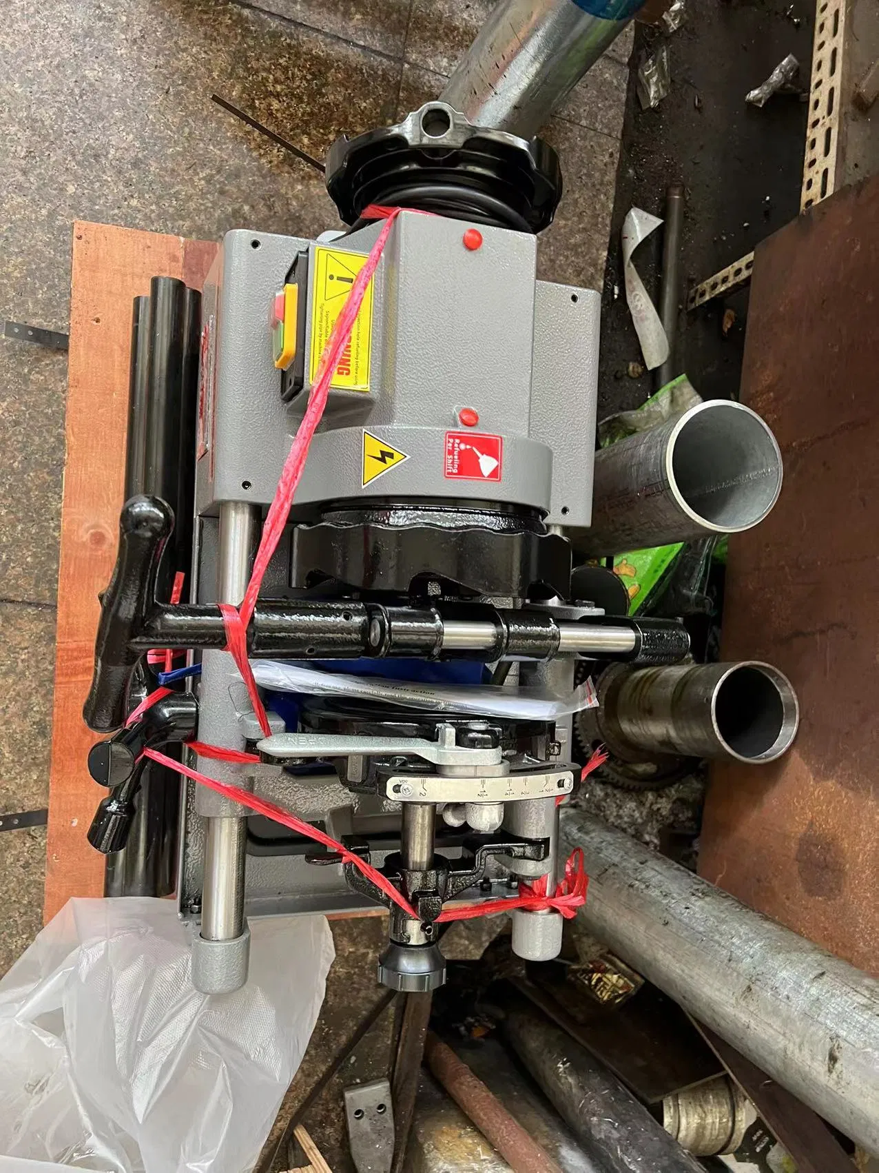 Manual Stop Kind High Efficient 1100W 2inch Pipe Threading Machine