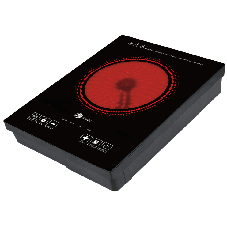 Built-in Style Single Burner 2200W Big Firepower Low Price Electric Metal Body Infrared Cooker Stove