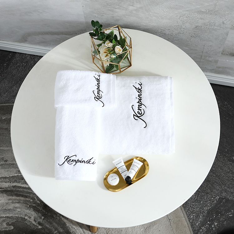 Dobby Hotel Embroider Towel Set, Hyatt Hotel Washing Towel