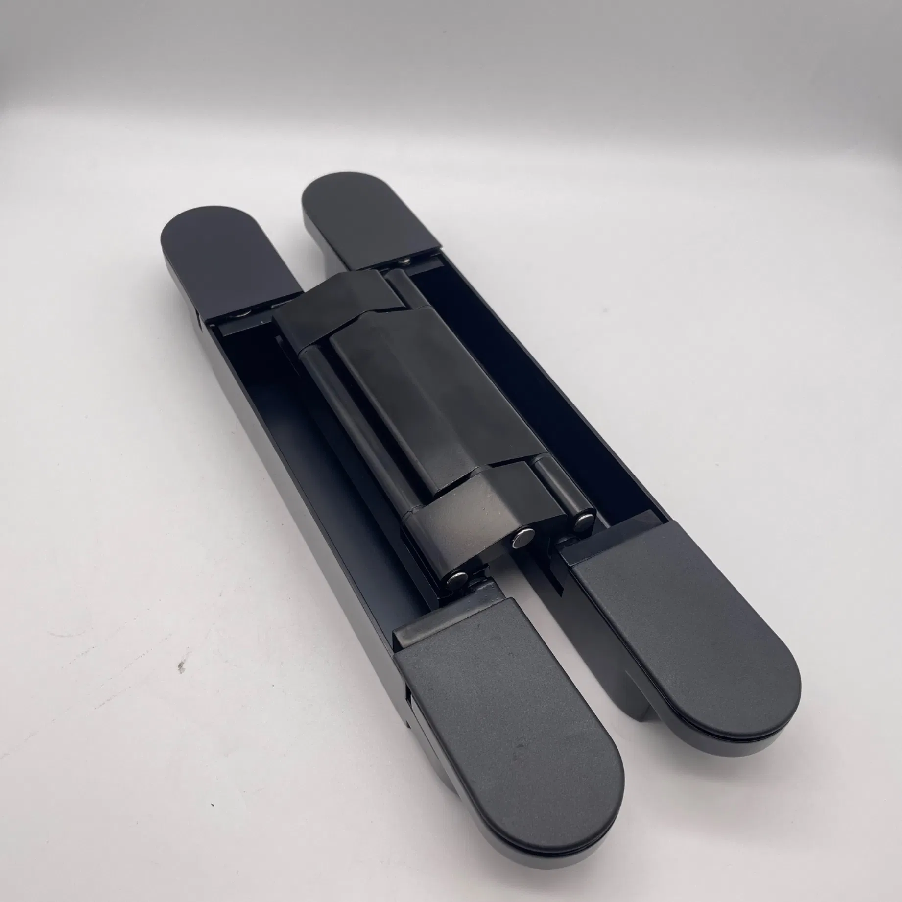Black Invisible Hinge Zinc Alloy 3D Adjustable Concealed Door Hinge