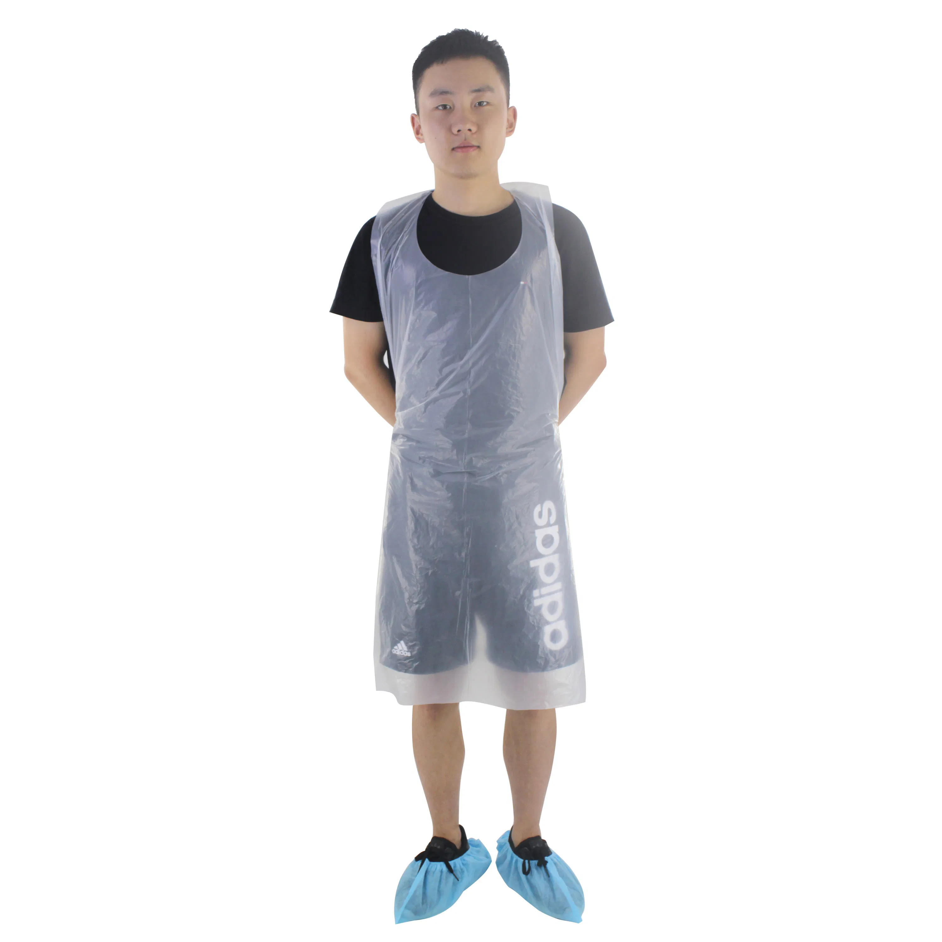 Transparent PE Disposable Hair Salon Cape Hair Salon Aprons