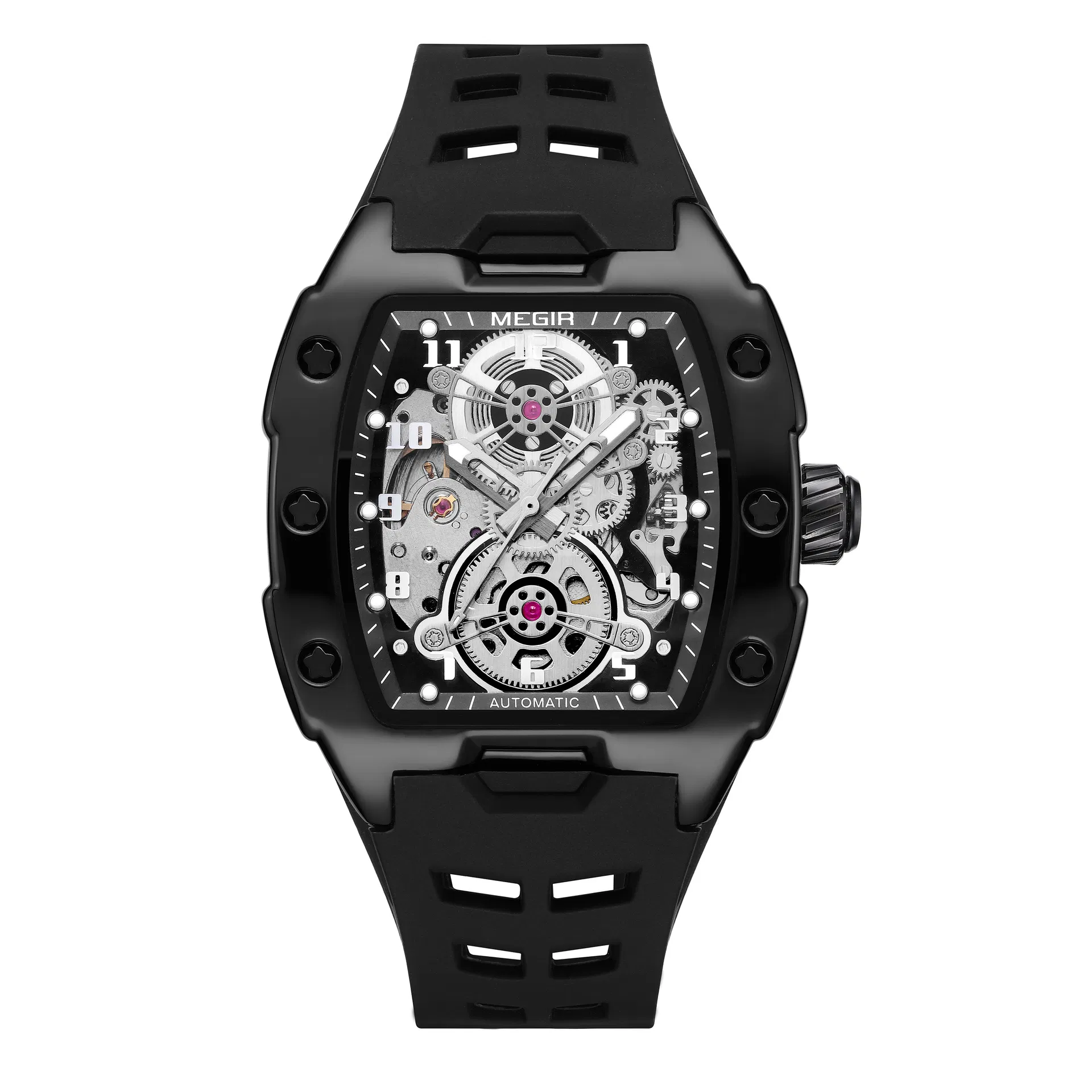Hot-Selling Brand Megir Men's Sports Fancy Design Waterproof Automatic Mechanical Watch
