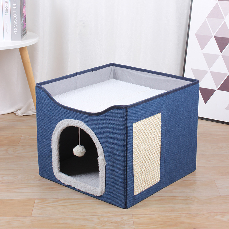 Luxurious Portable Foldable Pet Nest Ideal for Home and Travel