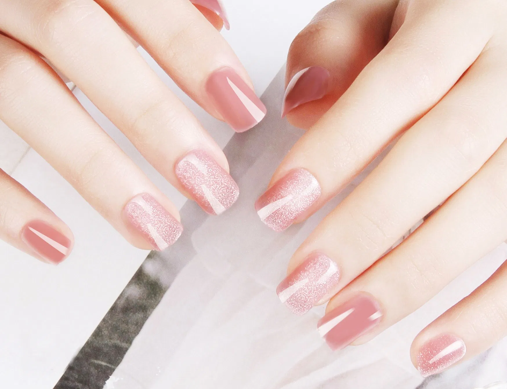 French Style Gel Nail Stickers, Easy Apply & Remove, Long Lasting for Nail Art