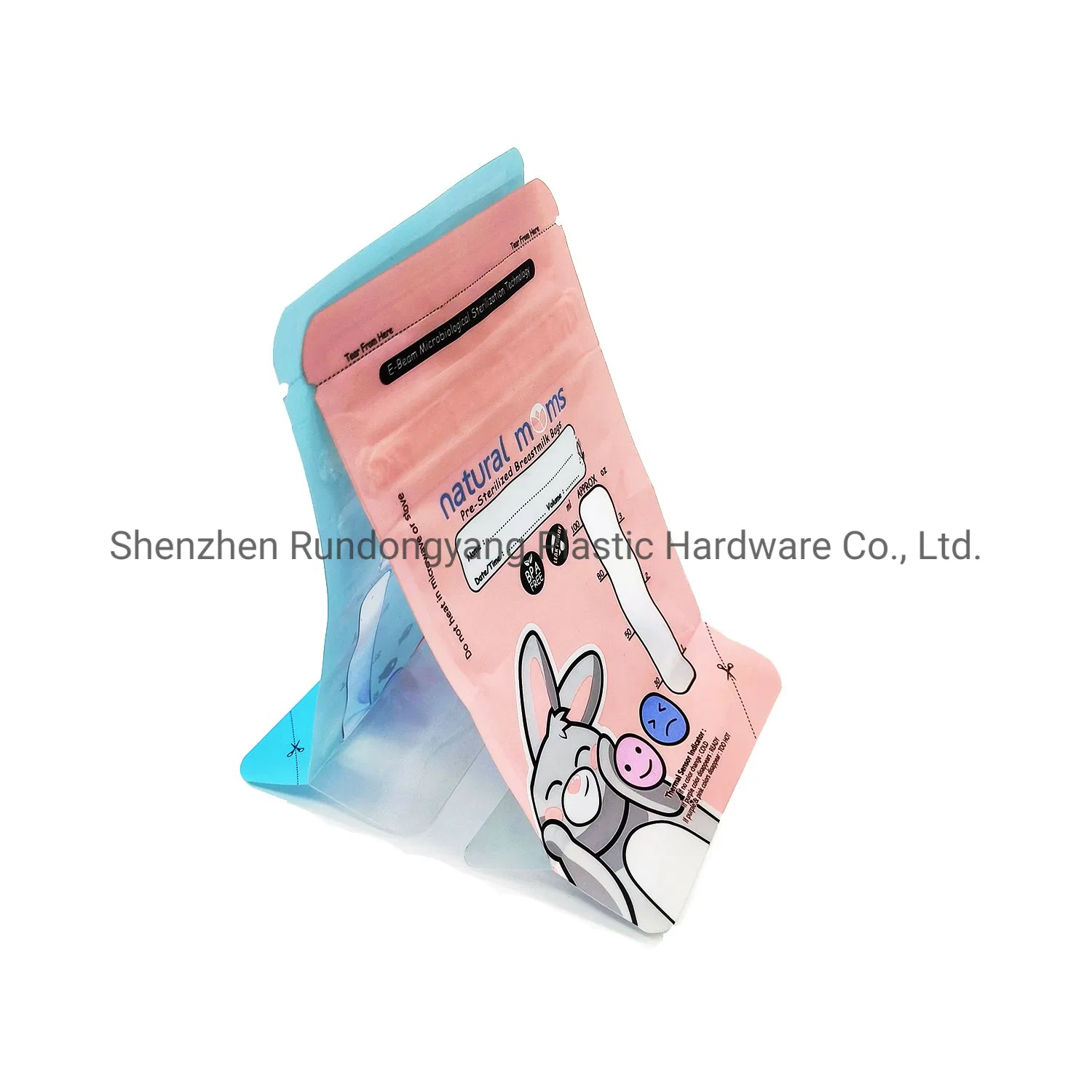 Custom Food Grade Zipper BPA Free Baby Feeding Breastmilk Storage Bag