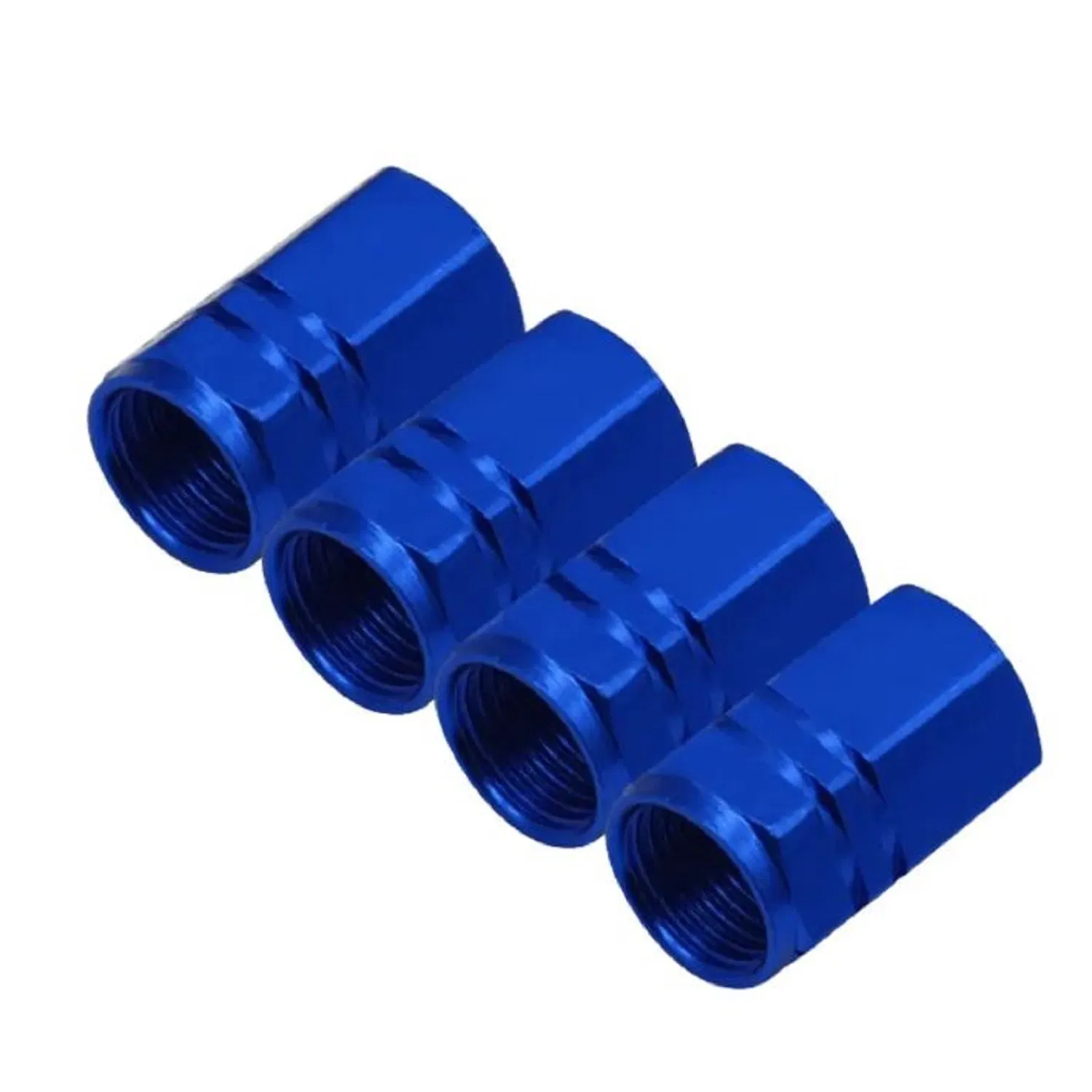 CNC Turning Machining Component Custom Anodized Colorful Aluminum Alloy Parts Valve Caps