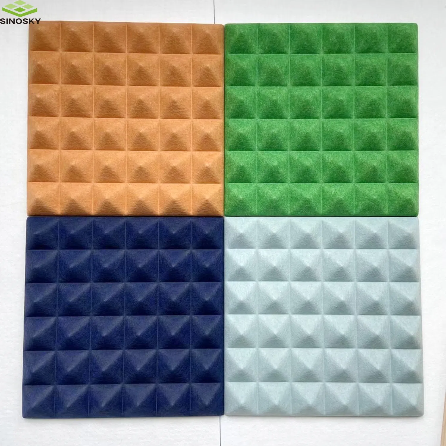 Pyramid Conical Cone-Shaped 3D Polyester Panel