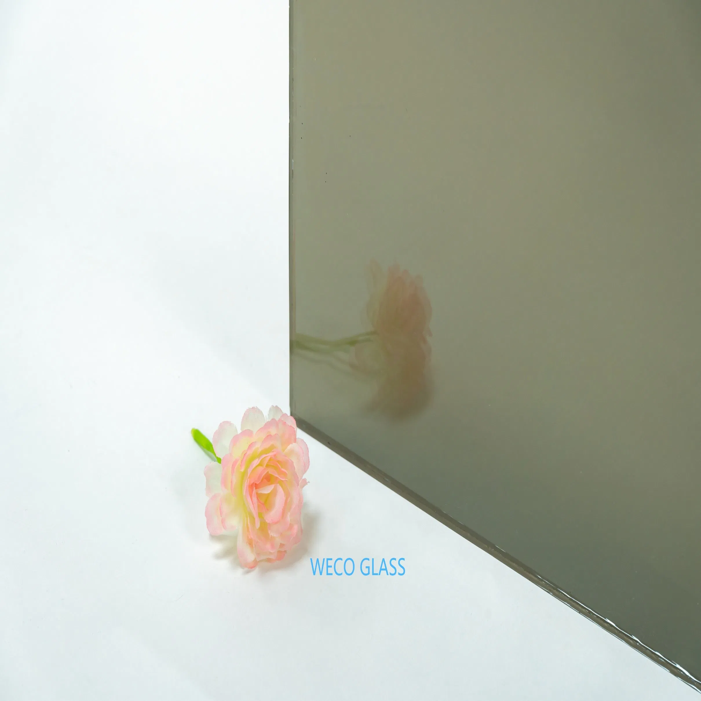 Grey Black Bronze 4-12mm Thickness Colored Tinted Reflective Glass for Building Glass