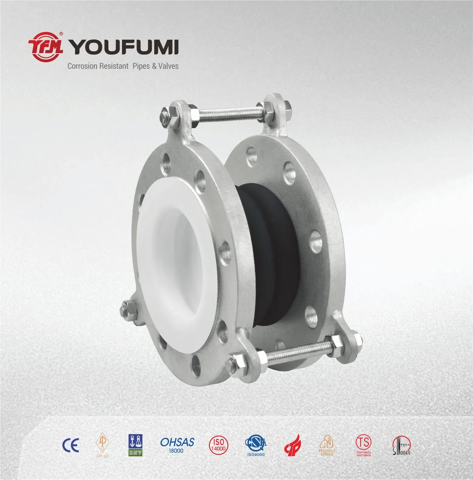 PTFE Lined Bellow Flange Compensator