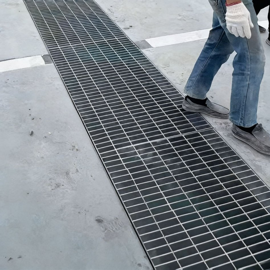 Galvanized Steel Grate 1.2m Width for Floor Drainage Cover