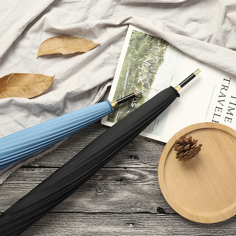 Зонт с деревянной ручкой под логотип