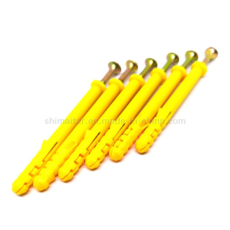 Nylon Expanding Screws Nylon Wall Plug and Plastic Expansion Screw Plugs Wall Anchor Screw