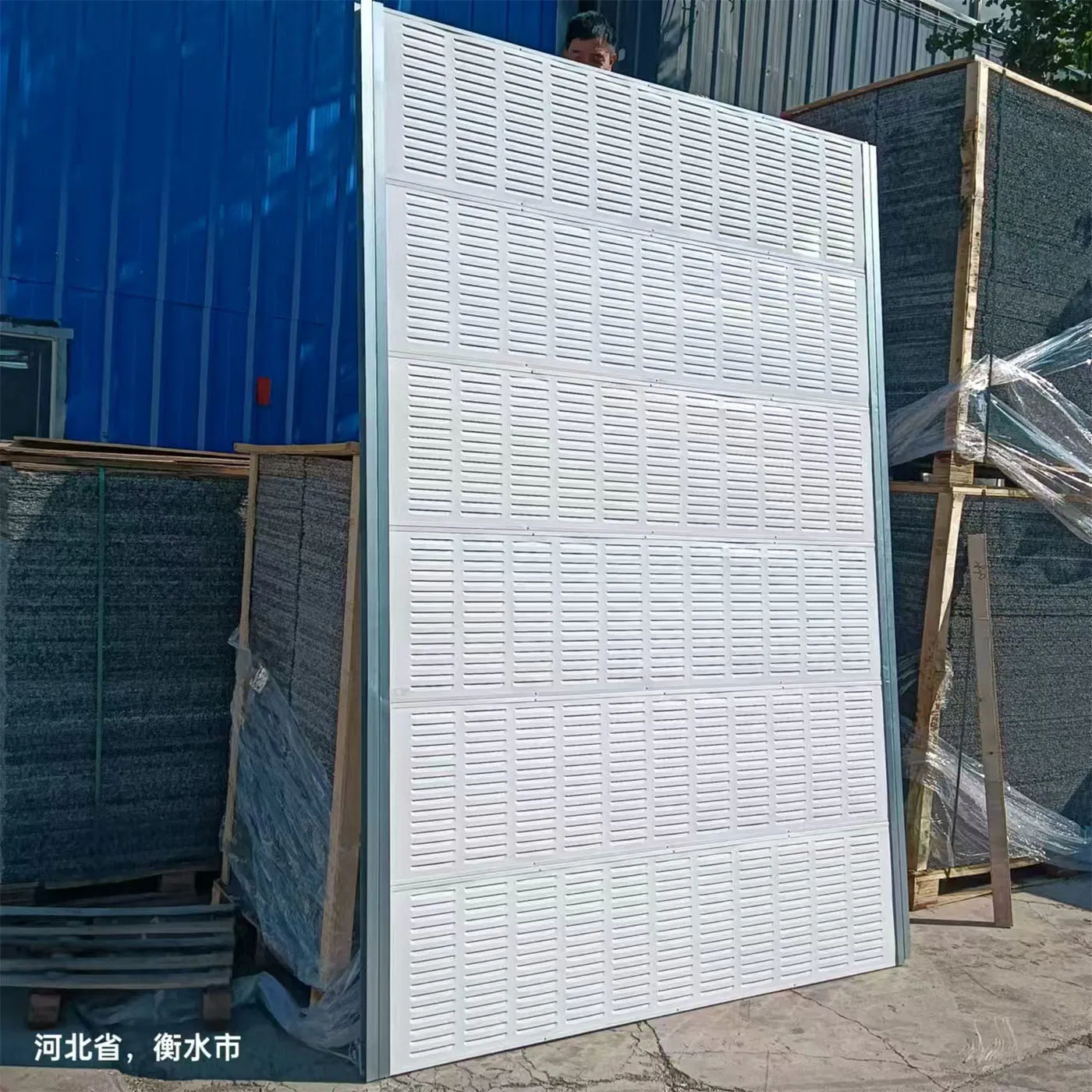 Compact Modular Design Easy Transport Space Saving Noise Barrier