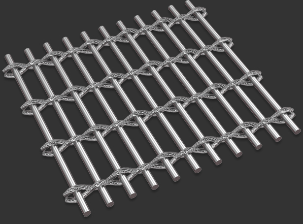 Anping Metal Woven Weave Decorative Wire Mesh