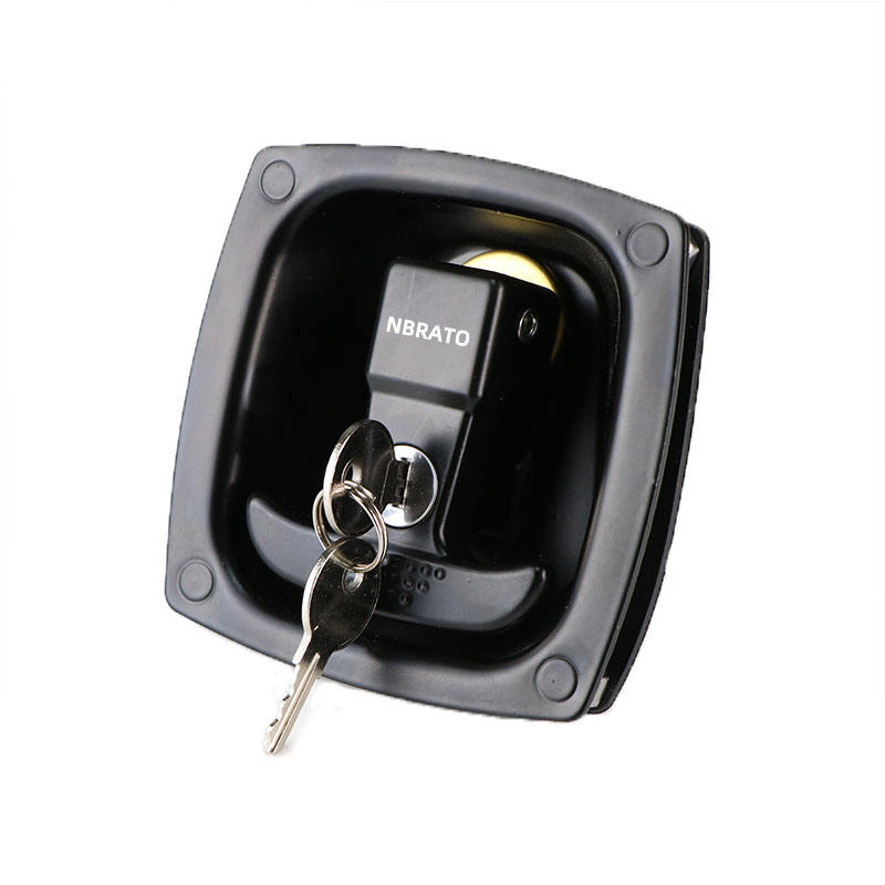 RV Trailer Tool Box Paddle Door T Handle RV Entry Door Lock Latch with 2 Keys