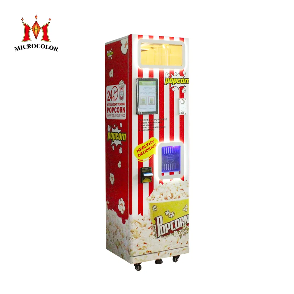 Premium Automatic Popcorn Vending Machine for Commercial Use
