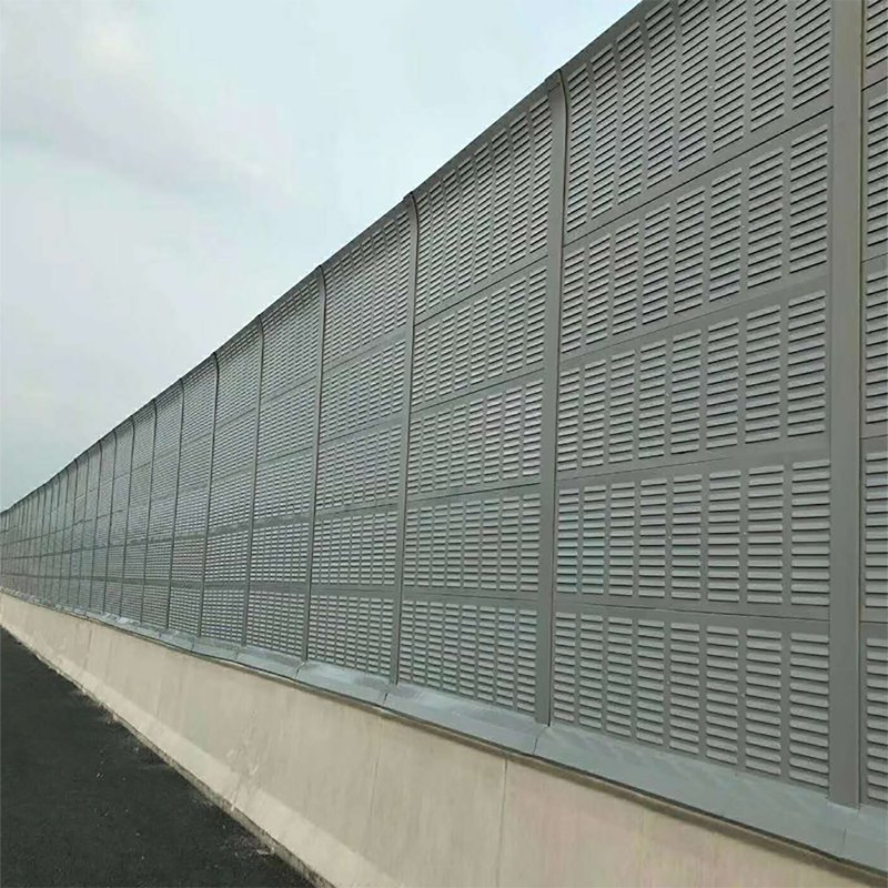 Sound Absorption and Noise Reduction Metal Galvanized Plate Micropore Sound Barrier