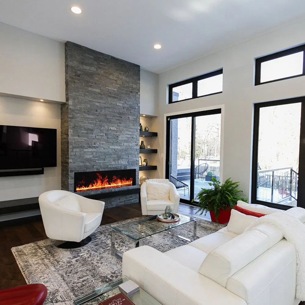 60 Inches LED 3D Atomization Simulation Flame Home Use Water Vapor Steam Fireplace Cheap Electric Fireplaces