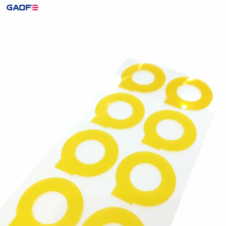 Gaofe Die Cut Dots Discs 260 Degree Industrial Electronics Single-Sided Polyimide Tape Circuit Board Heat Resistant Labels