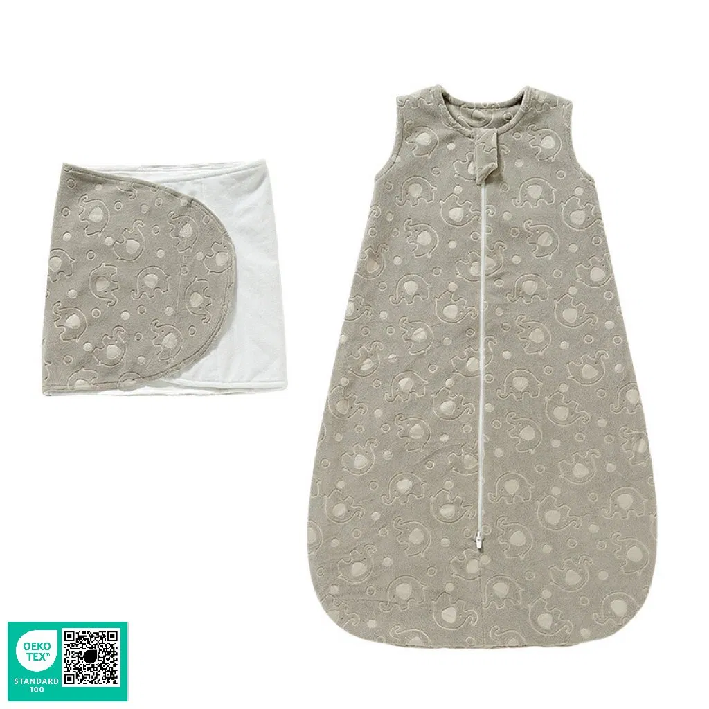 Factory Wholesale Price Bamboo Fabric Wrapped Anti Kick Sleeping Bag for Baby