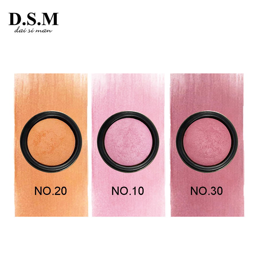 Dsm Skin Fitting Cheek Blusher Powder Soft Colorful Mineral Blush