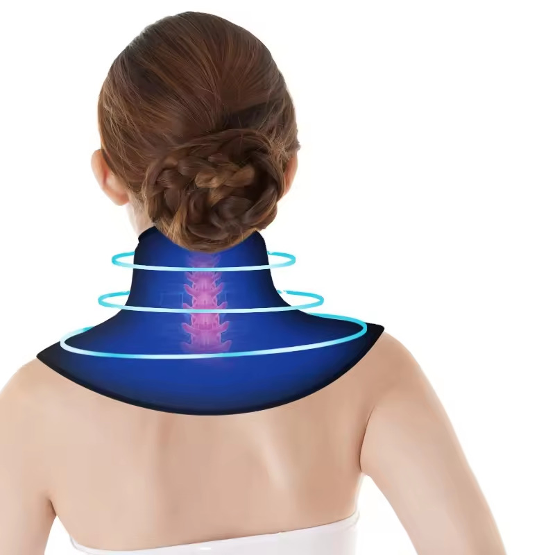 Reusable Hot Cold Compress Neck Ice Pack Wrap Neck Ice Pack Wrap for Cervical Shoulder Pain Relief