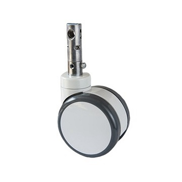 Medical Hospital Bed Swivel Caster with Low Noise and High Bear Capacity, TPU Large Wheels for Medical Facilities and Instruments with Low Attrition and Noise