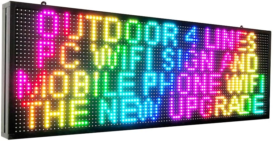 Outdoor LED Display Screen with IP65 Rating for Advertisements