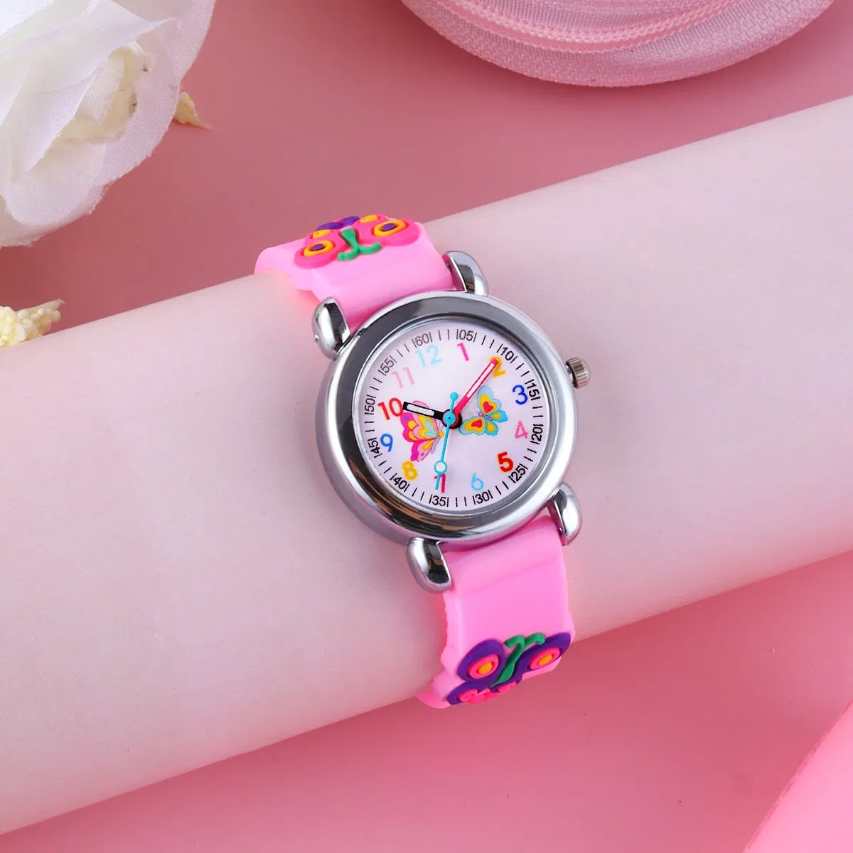 Pink Butterfly Watch Butterfly Accessories Cute Quartz Watch