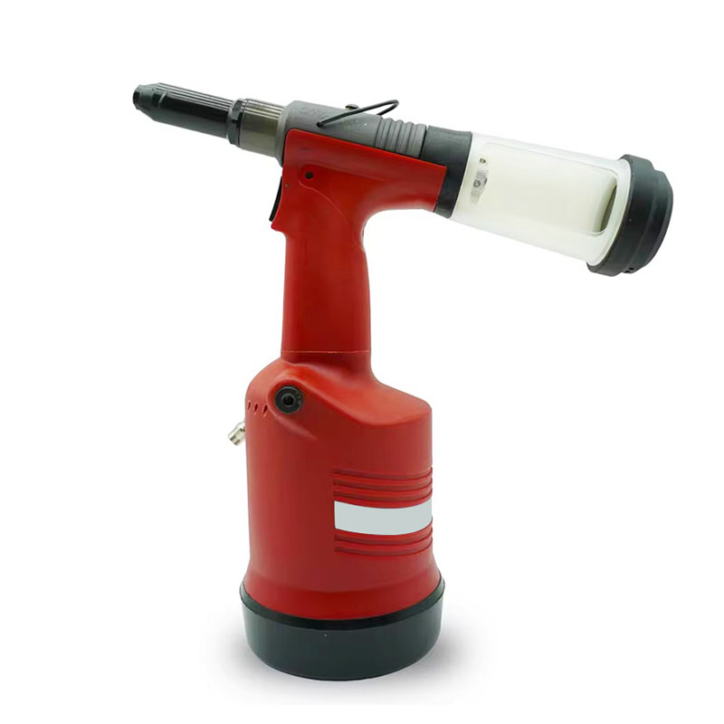 Fully Automatic Self Suction Air Riveter Efficient Pneumatic Hydraulic Rivet Gun 28mm Stroke Riveting Tool
