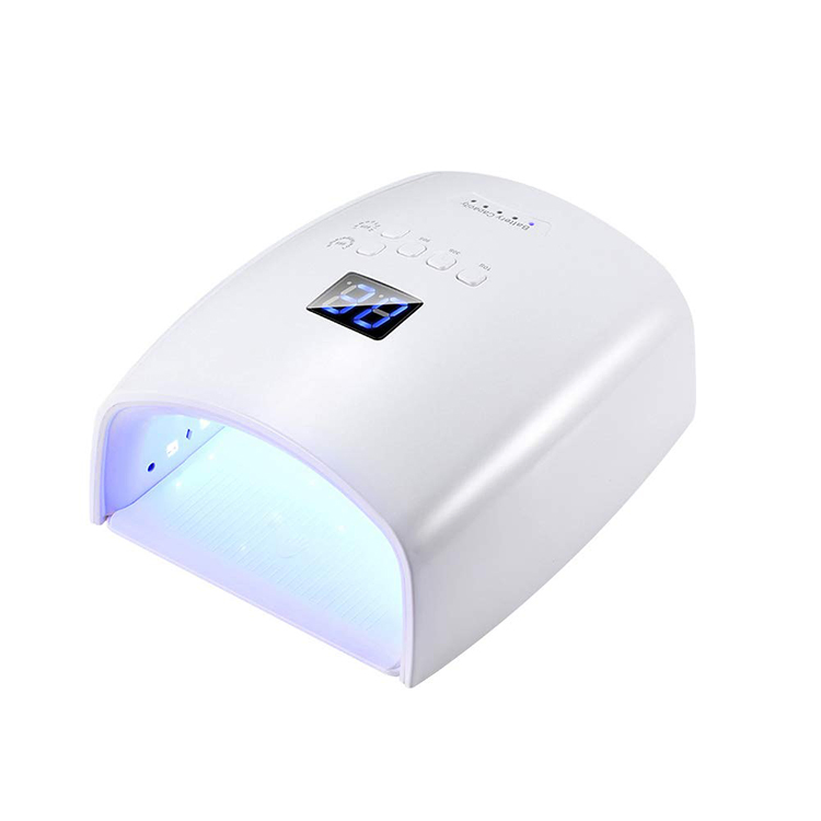 Auto on/off Home and Outdoor Use Rechargeable Battery LED UV Nail Light 48W Nail Lamp