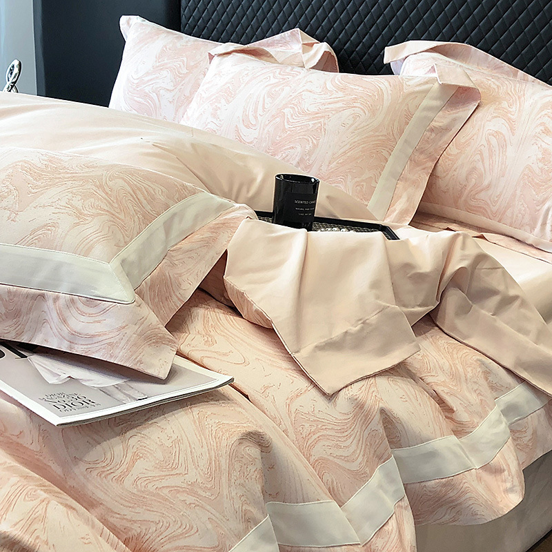 OEM/ODM Wholesale Luxury Soft Duvets Covers 100%Cotton Printed Bedsheet Comforter Set