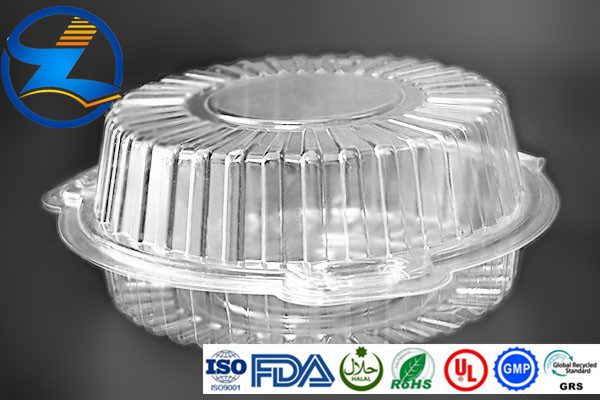 Take Away Disposable Plastic BOPS Sushi Box Black for Seafood Snack