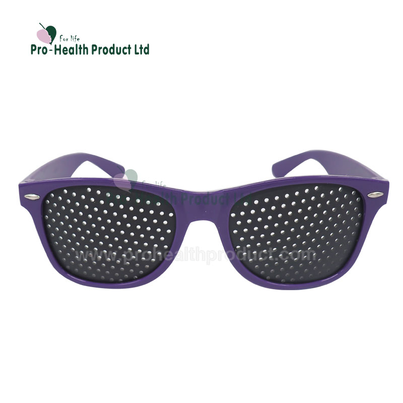 OEM Plastic Eye Care Pinhole Glasses With Custom logo Printing