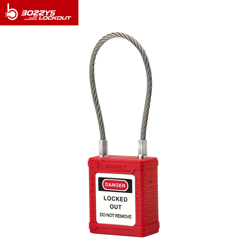 Manufacture Sales Stainless Steel Wire Safety Padlock