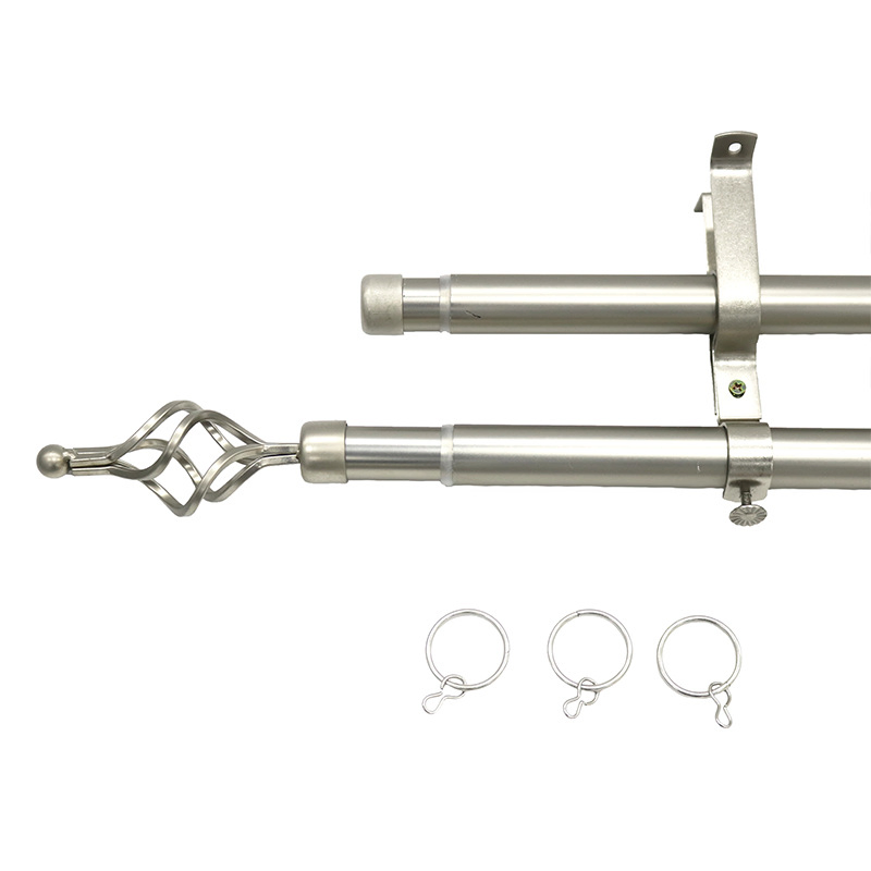 Window Hardware Accessories 25-28mm Telescopic Roman Curtain Rods