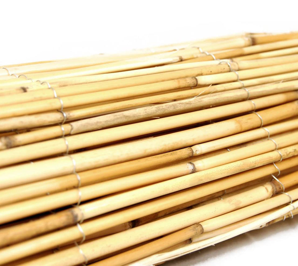 2m Outdoor Reed Fence Panel Artificial Reed Screen Garden Decoration/Security Fence for Landscape