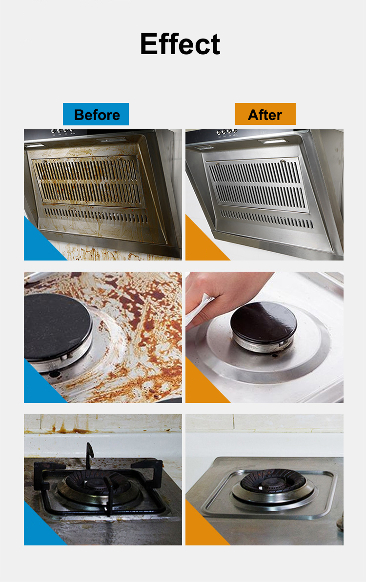 Private Label Oil Grease Stain Remover Foaming Kitchen Grease Cleaner