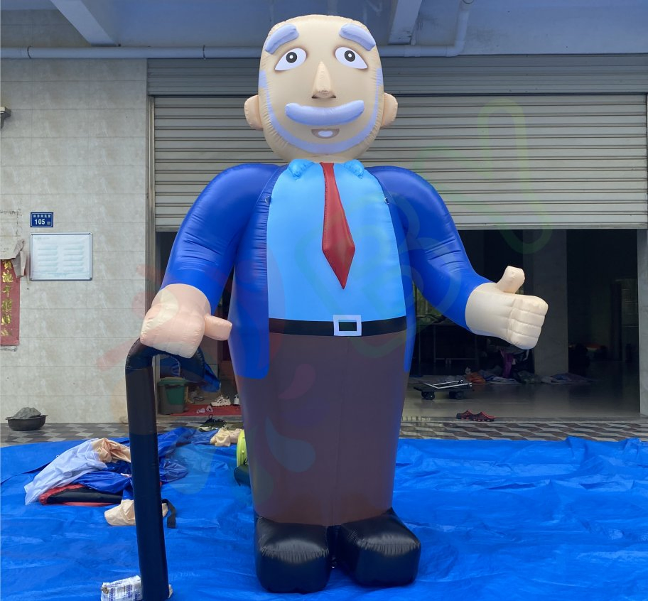 15 Feet Inflatable Holland Balloon, Abraham Cartoon Balloon for Sale