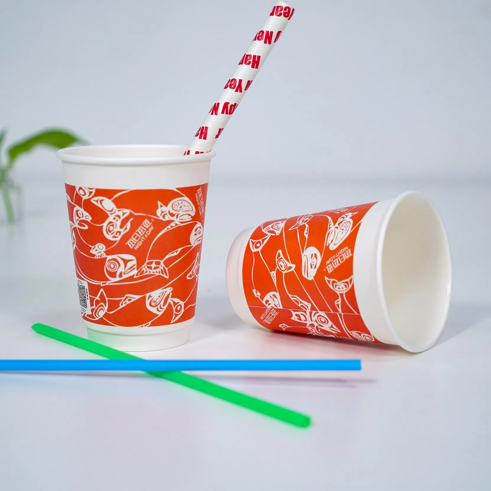 Customizable Coffee Straw Plastic Drinking & Stirring Tea