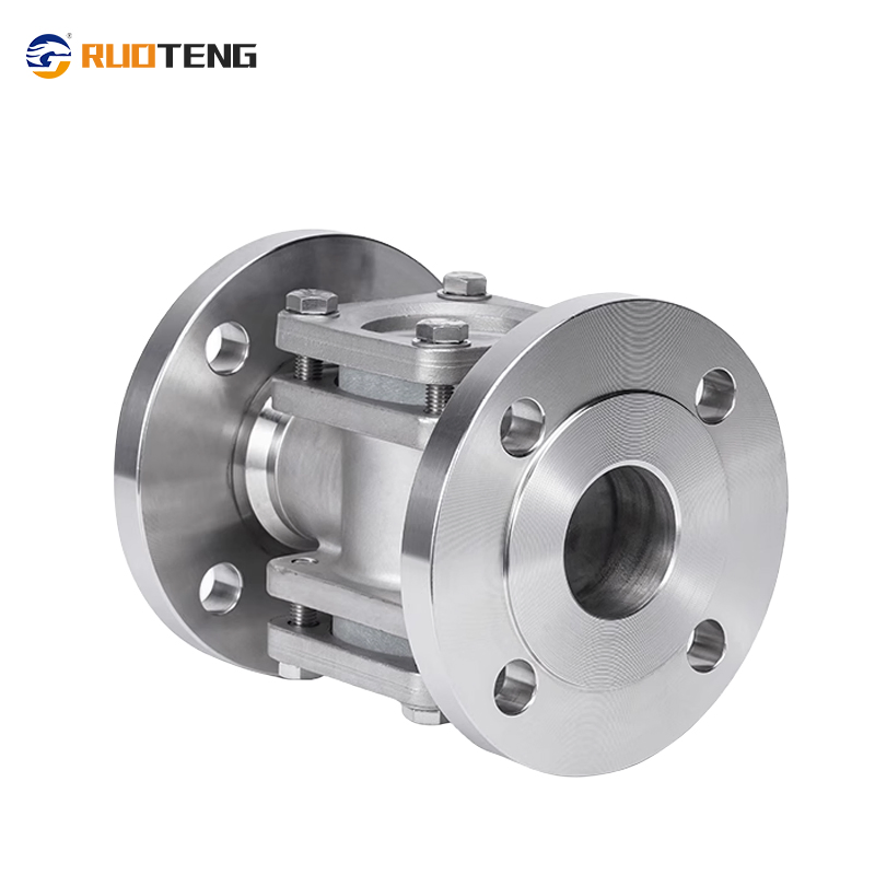 [Ruoteng] Stainless Steel Integrated Flanged Double Window Flapper Type Visual Flow Indicator