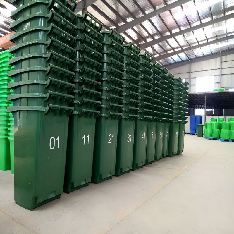 Industrial Outdoor Garbage Bin Plastic Dustbin