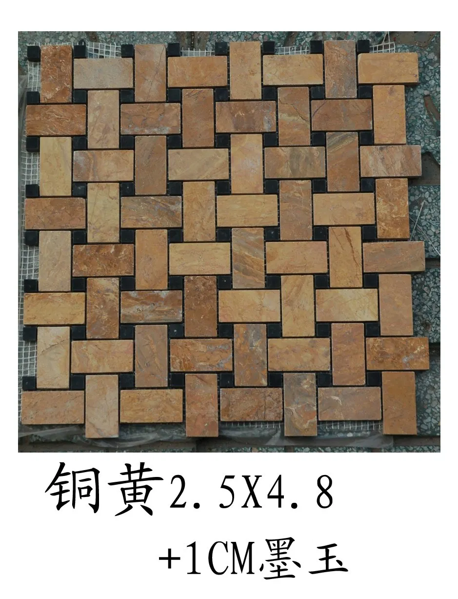 Marble Stone/Slate Mosaic for Wall / Water Medallion Floor Decoration