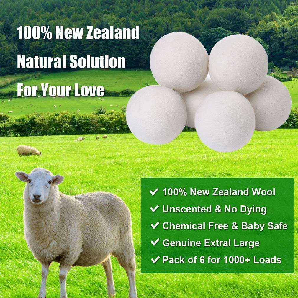 Organic Oil Fregances New Zealand Wool Felt Laundry Dryer Ball