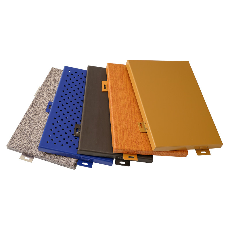 Waterproof Moisture-Proof Aluminum Panel for Commercial & Supermarket Exterior for Hotels Veneer Curtain Walls Textured Surface