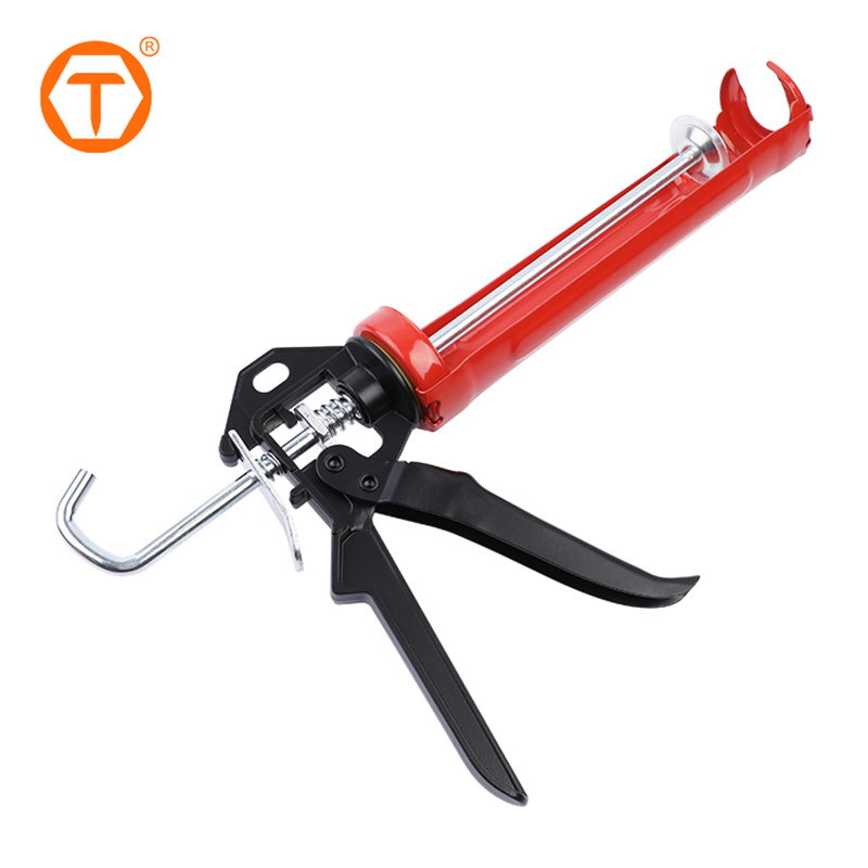 OEM 9 Inch Heavy Duty Silicone Sealant Aluminum Single Handle 380ml Caulking Gun