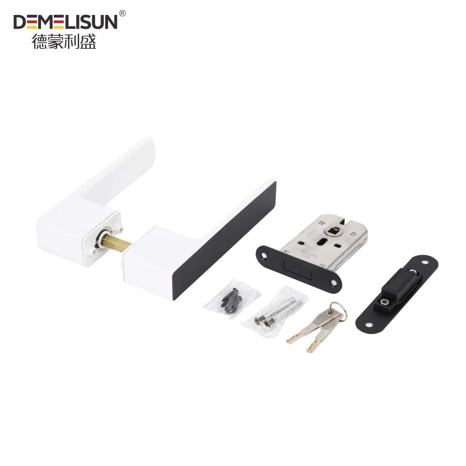 Modern Tech Minimalist Magnetic Ecological Zinc Alloy Door Handle Lock